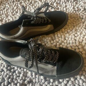 Vans Black and Gray Men's Sneakers